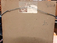 Antieke prent van het voormalige kasteel van gellicum - afbeelding 4 van  5