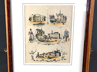 Antieke prent - afbeelding 1 van  5
