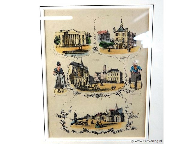 Antieke prent - afbeelding 2 van  5