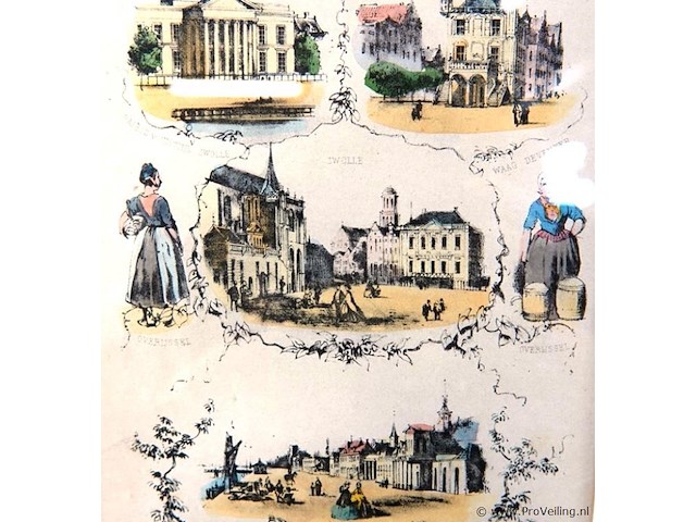 Antieke prent - afbeelding 3 van  5