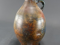 Antieke redware aardewerk kruik - afbeelding 1 van  5