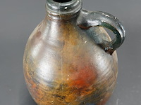 Antieke redware aardewerk kruik - afbeelding 3 van  5