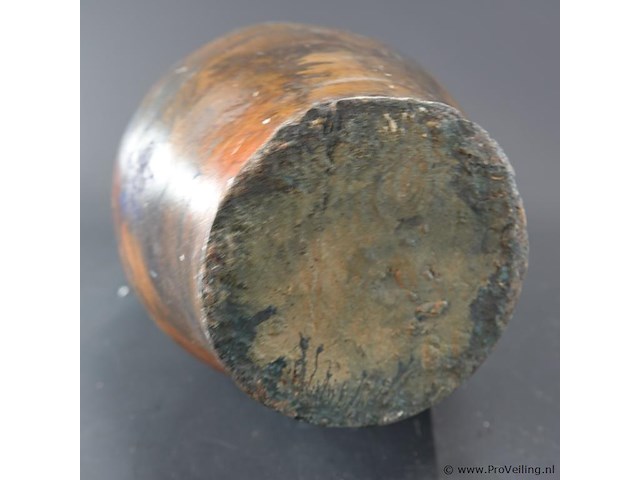 Antieke redware aardewerk kruik - afbeelding 5 van  5