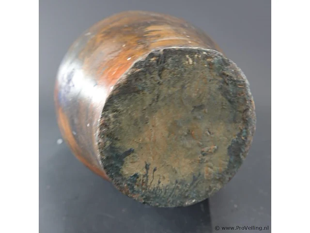 Antieke redware aardewerk kruik - afbeelding 5 van  5