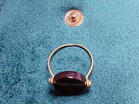 Antieke ring met 10kt goud markering - afbeelding 2 van  8