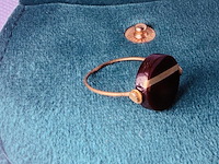 Antieke ring met 10kt goud markering - afbeelding 3 van  8