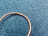 Antieke ring met 10kt goud markering - afbeelding 7 van  8