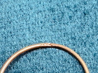 Antieke ring met 10kt goud markering - afbeelding 8 van  8