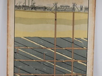 Antieke schoolplaat kolenmijn - afbeelding 5 van  8