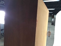 Antieke secretaire bureau kast/boekenkast - afbeelding 7 van  10