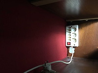 Antieke secretaire bureau kast/boekenkast - afbeelding 9 van  10