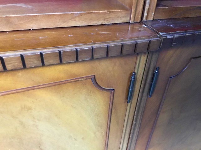 Antieke showkast (2x) - afbeelding 7 van  8