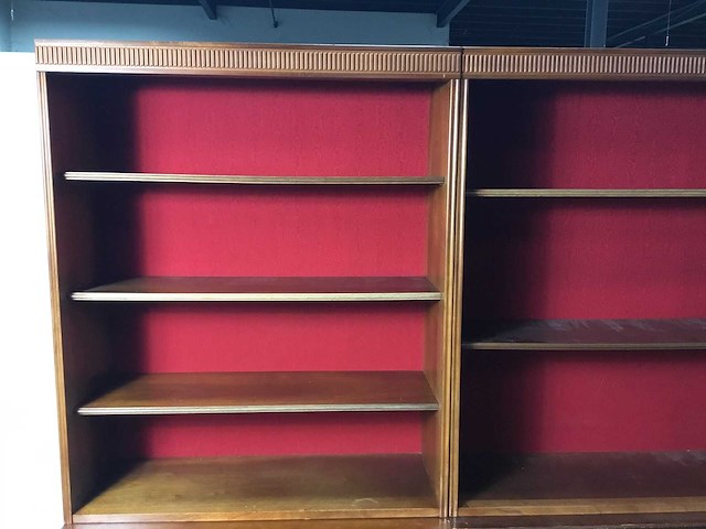 Antieke showkast (2x) - afbeelding 5 van  9