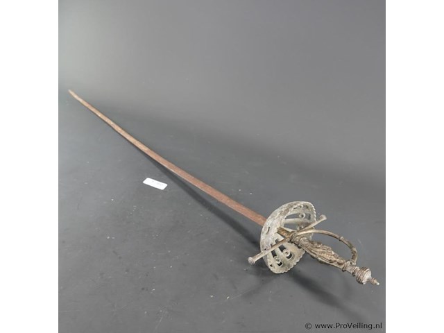 Antieke spaanse degen (rapier) 18de of 19de eeuw - afbeelding 1 van  5