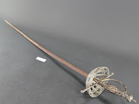 Antieke spaanse degen (rapier) 18de of 19de eeuw - afbeelding 1 van  5