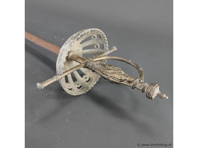 Antieke spaanse degen (rapier) 18de of 19de eeuw - afbeelding 2 van  5