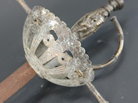 Antieke spaanse degen (rapier) 18de of 19de eeuw - afbeelding 3 van  5