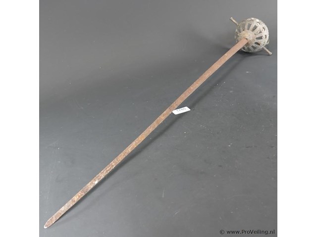 Antieke spaanse degen (rapier) 18de of 19de eeuw - afbeelding 4 van  5