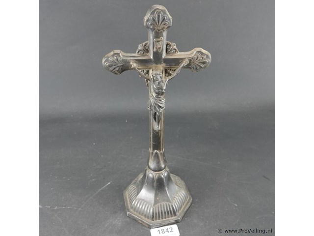 Antieke staande crucifix - afbeelding 2 van  5