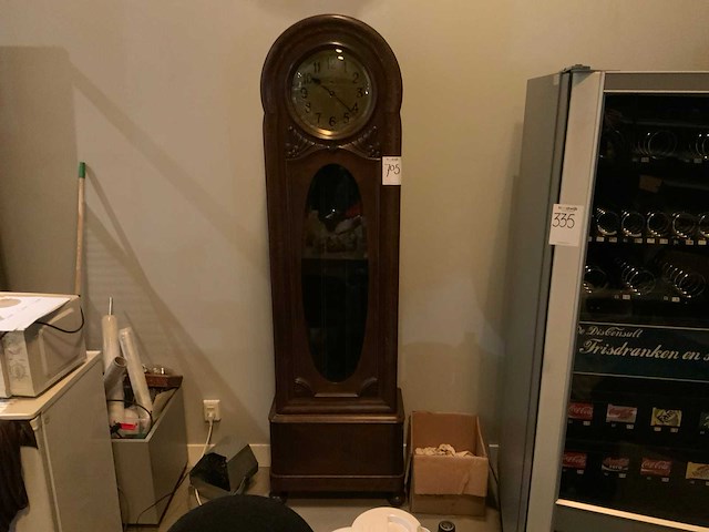 Antieke staande klok - afbeelding 1 van  3