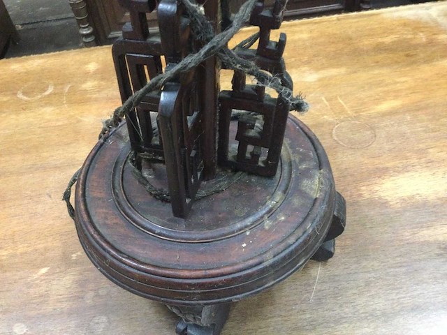 Antieke tafellamp - afbeelding 2 van  2