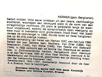 Antieke tekening (ca. 1800/1850) kasteel hernen - afbeelding 5 van  5