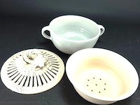 Antieke terrinne met inwendige lekschaal - afbeelding 3 van  5