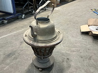 Antieke theepot koper - afbeelding 2 van  3