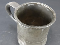 Antieke tinnen kroes - afbeelding 4 van  5