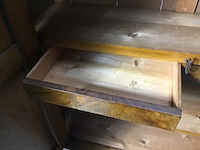 Antieke vertiko highboard kast - linnenkast - afbeelding 1 van  8