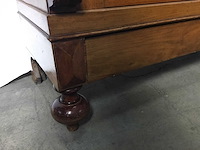 Antieke vertiko highboard kast - linnenkast - afbeelding 6 van  8