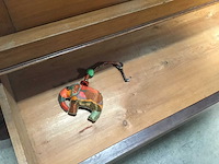 Antieke vertiko highboard kast - linnenkast - afbeelding 7 van  8