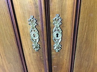 Antieke vertiko highboard kast - linnenkast - afbeelding 8 van  8