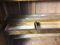 Antieke vertiko highboard kast - linnenkast - afbeelding 5 van  10