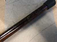 Antieke wandelstok met amber/jade?. handvat - afbeelding 5 van  5