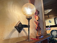 Antieke wandlamp jaren 60 (2x) - afbeelding 2 van  2