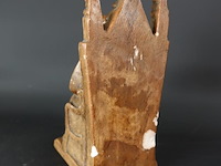 Antieke wijze in gips als boekensteun - afbeelding 4 van  5