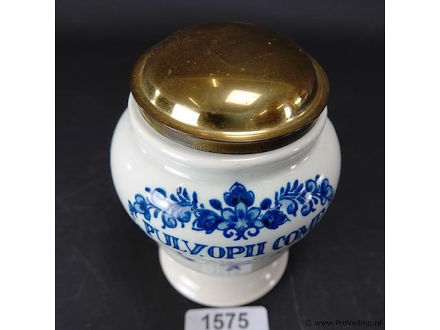 Antieke zenith gouda apothekerspot - afbeelding 2 van  5