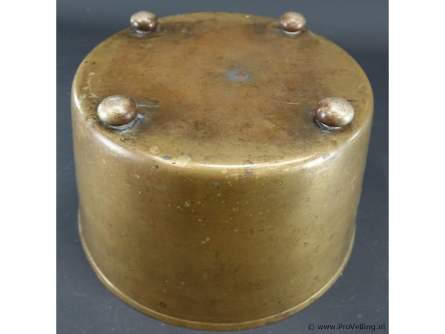 Antieke zware bronzen bak - afbeelding 5 van  5