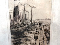 Antieker ets volendam - afbeelding 2 van  5