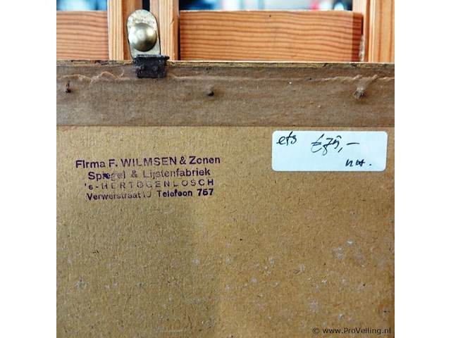 Antieker ets volendam - afbeelding 5 van  5