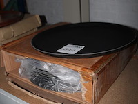 Antislip dienbladen met doorsnede 40 cm. 10 stuks. - afbeelding 2 van  2