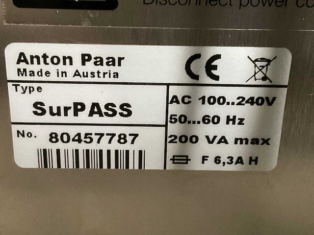 Anton paar surpass electrokinetsch analytisch apparaat - afbeelding 8 van  8