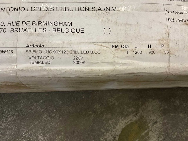 Antonio lupi fila 126x90cm filah90 spiegel met led verlichting - afbeelding 5 van  5