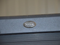 Antraciet kleurige archiefkast 2 roldeuren met leggers afm. 120x45x165 - afbeelding 6 van  6