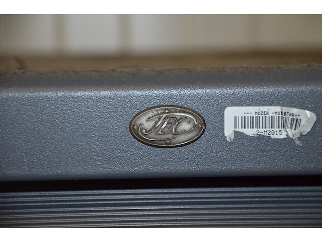 Antraciet kleurige archiefkast 2 roldeuren met leggers afm. 120x45x165 - afbeelding 6 van  6