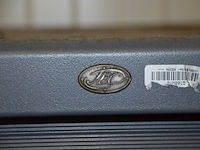 Antraciet kleurige archiefkast 2 roldeuren met leggers afm. 120x45x165 - afbeelding 6 van  6