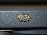 Antraciet kleurige archiefkast 2 roldeuren met leggers afm. 120x45x165 - afbeelding 6 van  6