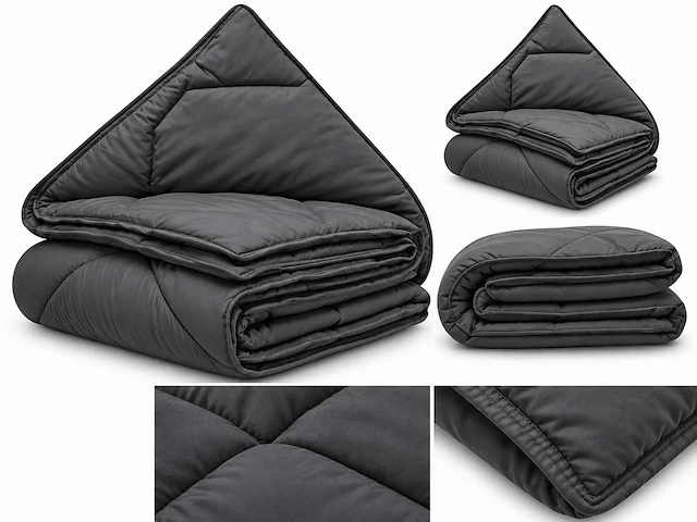 Antracite dekbed 200x200cm (32x) - afbeelding 3 van  4