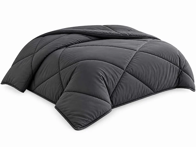 Antracite wasbaar dekbed 200x200cm (32x) - afbeelding 1 van  4